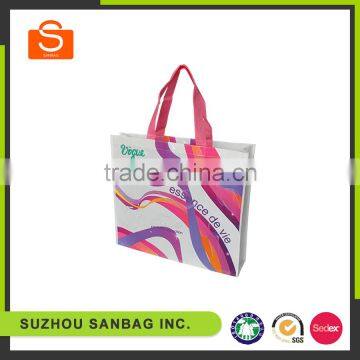 colorful hot transfer printing reusable non woven shopping bag