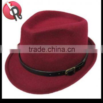 Womens Wool Felt Trilby Hat