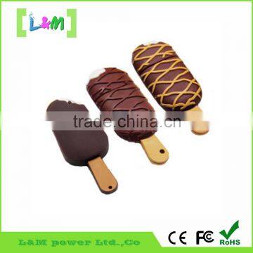 2015 cartoon ice candy pvc USB flash drive with high speed flash