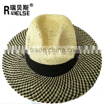 braided paper promotional panama hat cheap wholesale paper straw hat