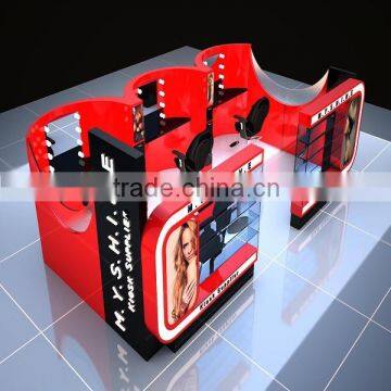 ODM/OEM 3d eyebrow counter cosmetic kiosk design