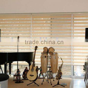 Yellow dual elegant sheer roller blinds