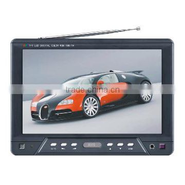 AV TV VGA Input TFT LCD 9inch Widescreen Car Monitor with Remote Control