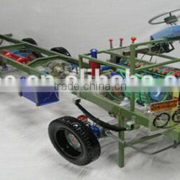 Transparent laboratory equipment of STEYR truck educational equipment model