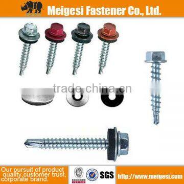 Hex Washer Head Self-Drilling Roofing/ Wood Screw With EPDM