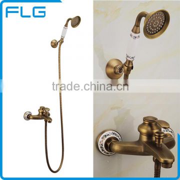 Fast Delivery Bathroom Fittings Antique Color Shower Set