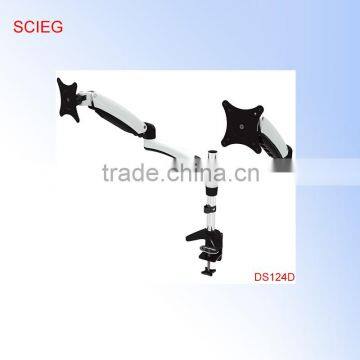 Aluminum Mechanical Spring LCD dual Monitor mount