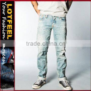 cheaper price wholesales Vintage man denim jeans branded jeans pants for men(LOTN068)