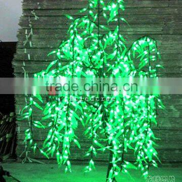 Outdoor willow tree lighting
