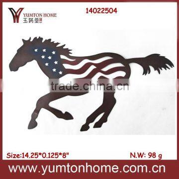 American themed gifts horse decor metal wall art