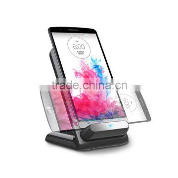 High Efficiency Triple Coils Desktop Wireless Charging Stand For All Qi-Compatible Phones photo-3