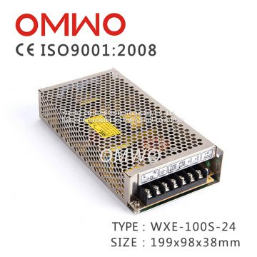 100W Single output switching power supply WXE-100S-24