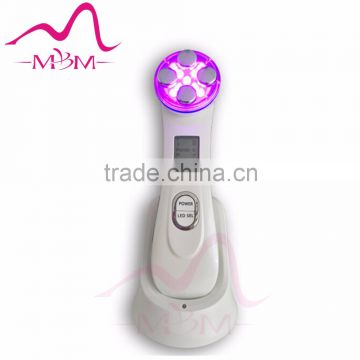 Zhengzhou Gree Well Free Shipping Portable Home Use High Frequency 3MHZ Ultrasonic Waves Led Light Photon Therapy Skin Care