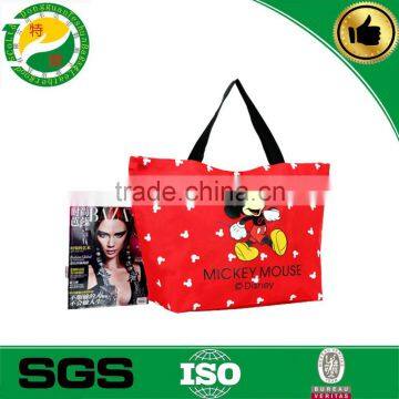 mickey mouse large capacity single shoulder bag shopping bag