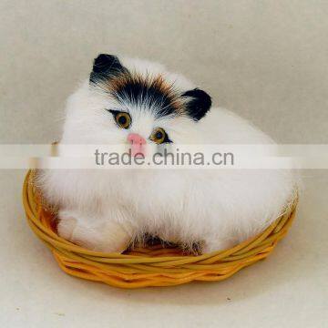 Handmade stuffed animal made in china novelty pet toys mini cat soft