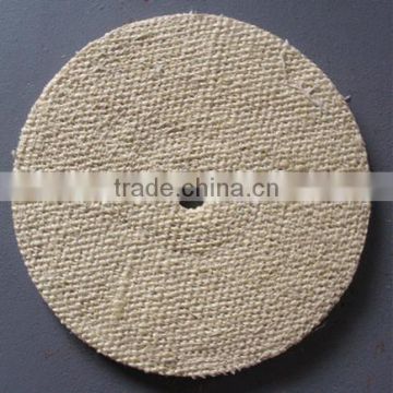 FULL DISC SISAL BUFFING WHEEL FOR STAINLESS STEEL OR MENTAL