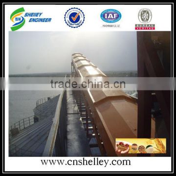 small rubber belt conveyor for wood used system