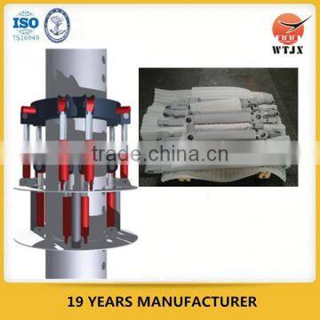 telescopic hydraulic cylinder for offshore platform