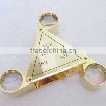 wholesales Metal Folding Magnifier with high quality ,for promotion,custom color