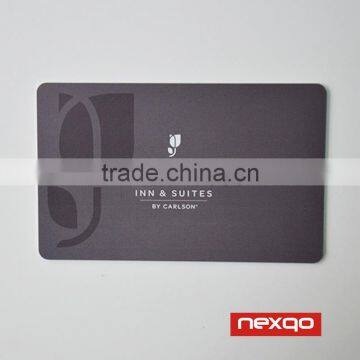 Frosted Pvc Magnetic Stripe Transparent Plastic Card