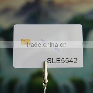Blank Plastic pvc Rewritable Memory IC Card with 5542 chip