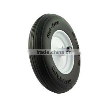 Wheel Barrow Tire 4.80/4.00-8 Solid pu Foam Rubber Wheel photo-2