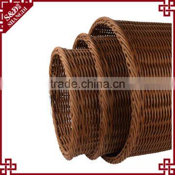 Hotel Home Daily Used Handcraft pe Rattan Laundry Clothes Toy Storage Box Plastic photo-4