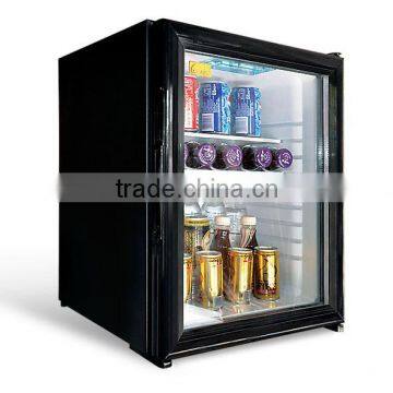 GRT - XC38 - 1 38L Hot Sale Glass Door Mini Refrigerator