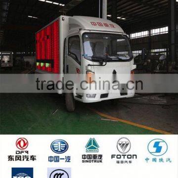 China Howo 4x2 Led Truck, Led Mobile Stage Truck for Sale photo-5