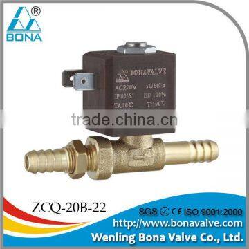 Bona AC220V Tube connector 8.0mm dental chair spare parts solenoid valve ZCQ-20B-22