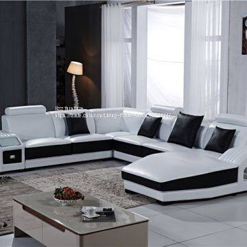 2017 Lizz European Style Leather Sofa photo-3