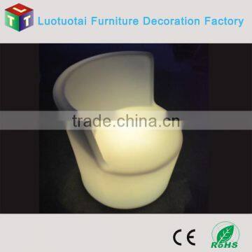 PE Waterprood Anti-UV Rechargable Customize Plastic LED Rotomoulding Sofa for Living Room /wedding/bar/night Club photo-3