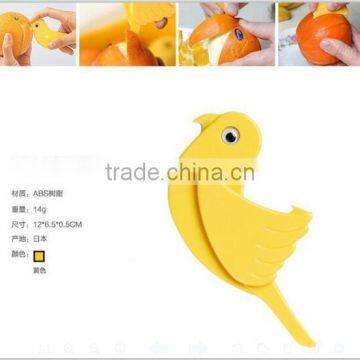 CY146 Orange Peelers Zesters Opener Practical Lemon Fruit Slicer Bird Shape Fruit Stripper Opener photo-5