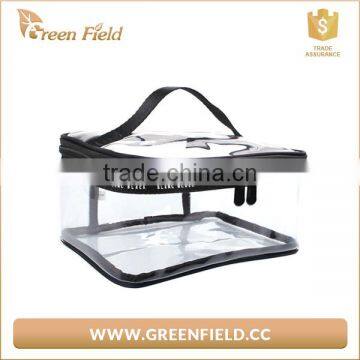 Best Quality Clear Makeup Bag Pvc Transparent Cosmetic Bag With Zipper photo-3