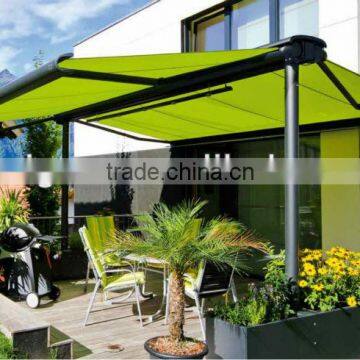 2-FLEX Double Sides Retractable Aluminium Pergola Awning