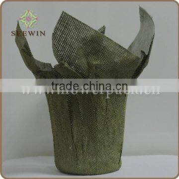 Laminate Bopp Paper Flower Decorative Pot Covers/felt flower pot holder