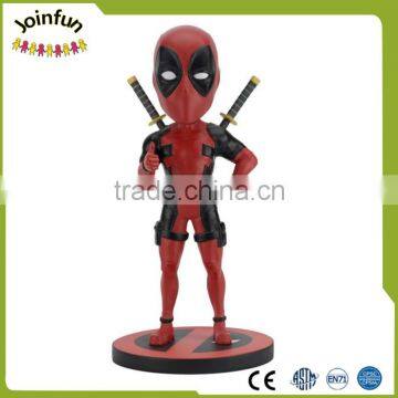 Custom plastic Super Hero Custom Bobblehead Figure,.custom design bobblehead figure in superman shape