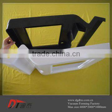 Custom Black and White Plastic Outline Vacuum Forming Part photo-2