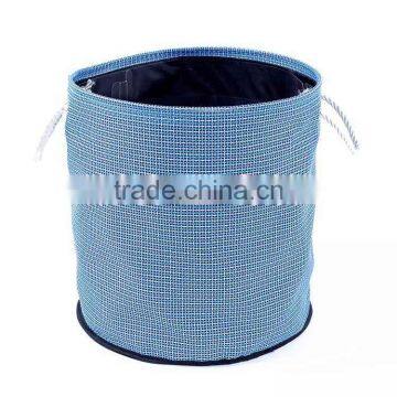 Folding Laundry Hamper With Closing, Bathroom Basket , With Cotton Rope Tote photo-3