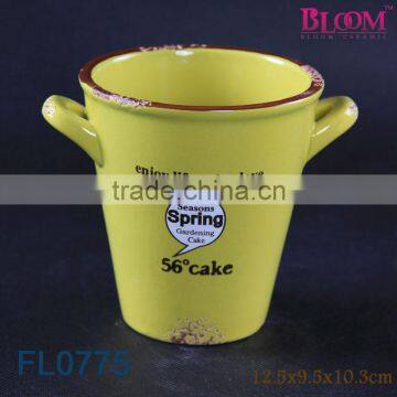 2014 Outdoor garden flower pot with customized logo