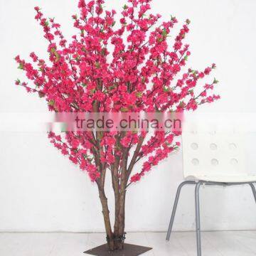 SJZJN 308 Lovely Artificial Peach Blossom Pink Peach Wishing Tree Wedding Decoration Tree photo-5