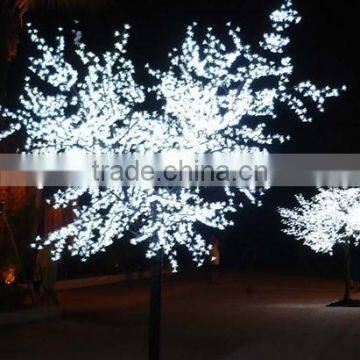 2015 white lighted flower tree /cherry blossom tree with different color lighted