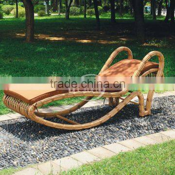 factory modern high heel design rattan chair for seashore relaxation