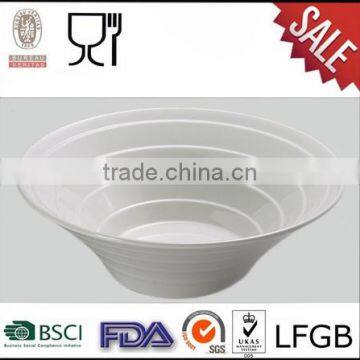 New Design Melamine Dinner Bowls, Solid White Melamine Bowl, White Dinner Bowl