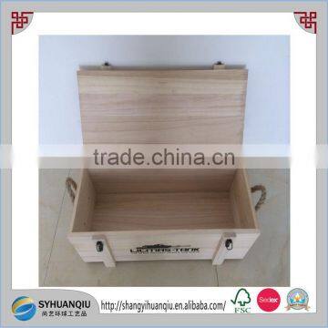 Rustic Solid and Natural Wooden Military Tank Mold Box Wooden Toy Box photo-3