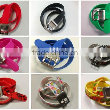 Silicone Belt For Women/fancy belts for girls/fancy belts for men