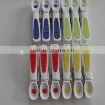 Plastic Colourful Clothes Hangers Plastic Clothespin/clothes Peg/clothes Clip photo-5