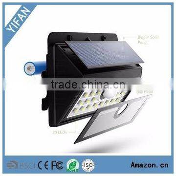 20 LED Solar Light 20 LED Outdoor Wireless Solar Powered Motion Sensor Lights With Three Intelligent Modes photo-4