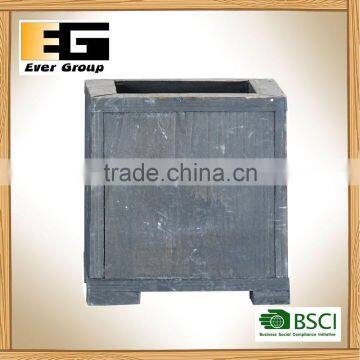 Rustic Rectangular Wooden Planter Boxes, Mini Indoor and Outdoor Flowerpot/ Garden Planters photo-4