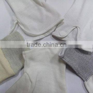 DDSAFETY Hot Sale 100% Bleach Cotton Interlock Gloves With A Plastic Buckle photo-4